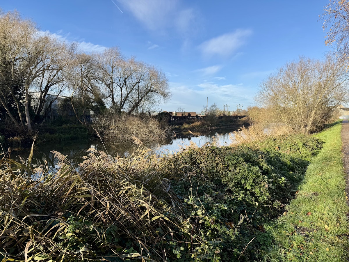 The River Gipping in Ipswich